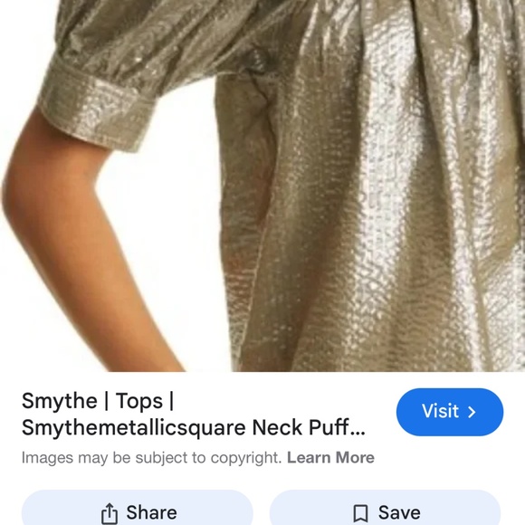 Smythe gold Cotten blouse - Picture 3 of 3